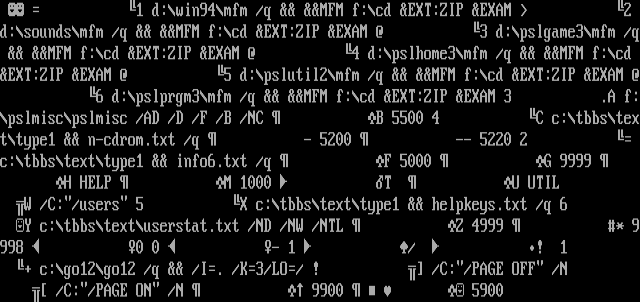 ANSI art: MENU5230.CTL